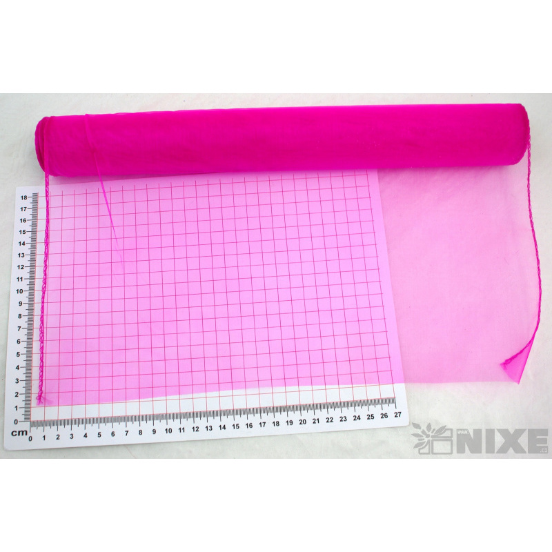 ORGANZA 38cmx9yd*FUXIE 008