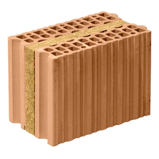 Cihla akustická HELUZ AKU KOMPAKT 21 12,5 MPa 210×333×249 mm