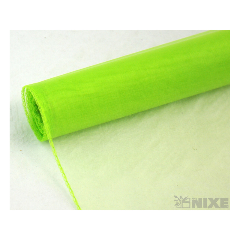 ORGANZA 38cmx9yd*ZELENÁ 027