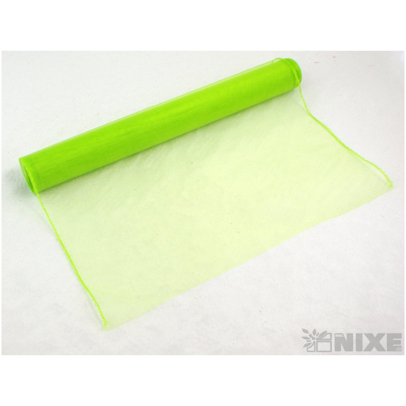 ORGANZA 38cmx9yd*ZELENÁ 027