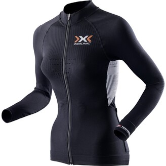 X-BIONIC BIKING LADY THE TRICK OW SHIRT LG_SL.FULL ZIP-C Black White L