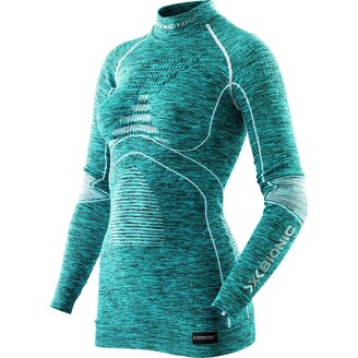 X-BIONIC LADY ACC_EVO MELANGE UW SHIRT TUR_NCK-B Blue Melange White M