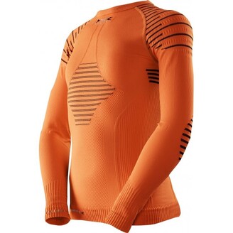 X-BIONIC JUNIOR INVENT UW PANTS LONGA Orange Sunshine Black 12