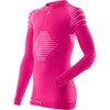 X-BIONIC JUNIOR INVENT UW SHIRT LONG _ SL.-B Pink White 10