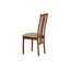Dining chairs, beech meat, cherry color, beige fabric