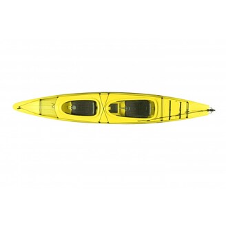 Delsyk Salish II kayak - sea kayak with yellow rudder